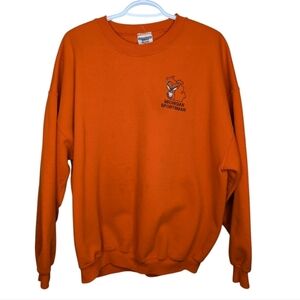 Vintage Jerzees Super Sweats Orange Michigan Sportsman Crewneck Mens 2XG